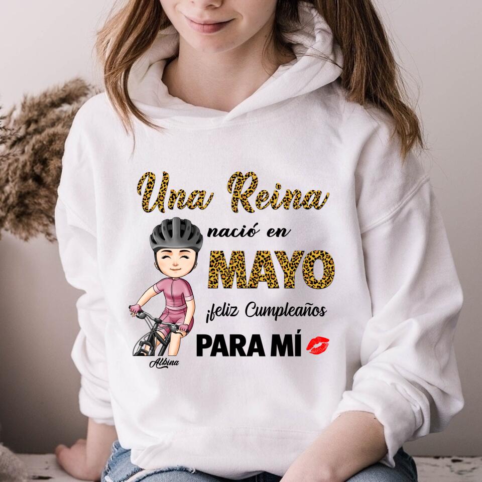 Camisa De Cumpleaños De Mayo, Camisa De Cumpleaños Personalizada, Reinas Nacidas En Mayo, Regalos De Cumpleaños De Mayo, Camisas De Mayo Para Mujeres