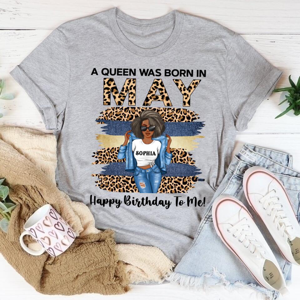 May Birthday Shirt, Custom Birthday Shirt, Queens Born In May, May Birthday Gifts, May Shirts For Woman