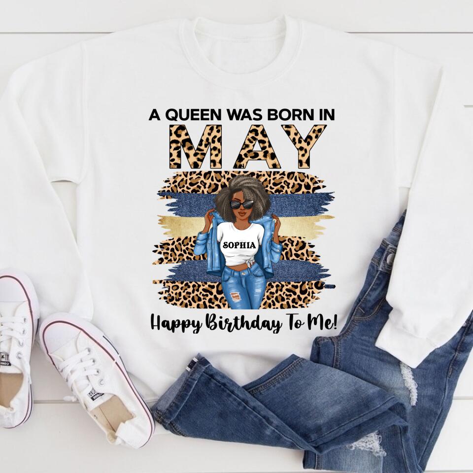 May Birthday Shirt, Custom Birthday Shirt, Queens Born In May, May Birthday Gifts, May Shirts For Woman