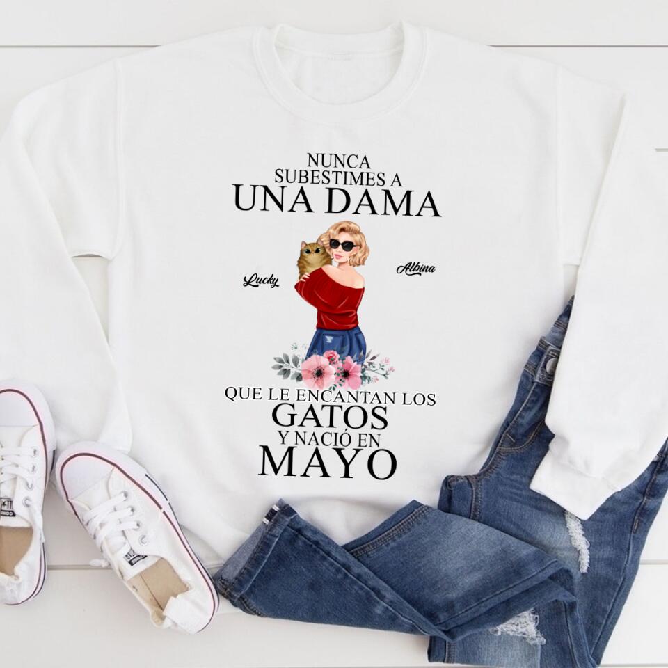 Camisa De Cumpleaños De Mayo, Camisa De Cumpleaños Personalizada, Reinas Nacidas En Mayo, Regalos De Cumpleaños De Mayo, Camisas De Mayo Para Mujeres