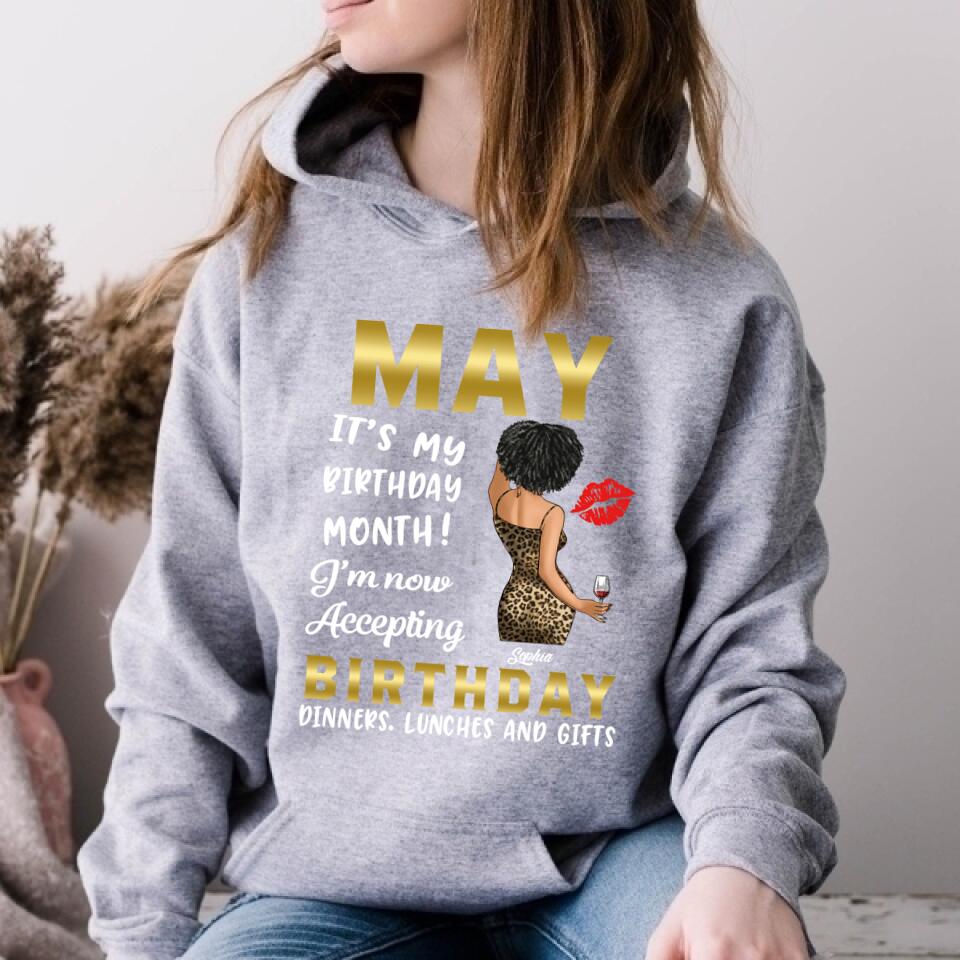 May Birthday Shirt, Custom Birthday Shirt, Queens Born In  May, May Birthday Gifts,  May Birthday Gifts