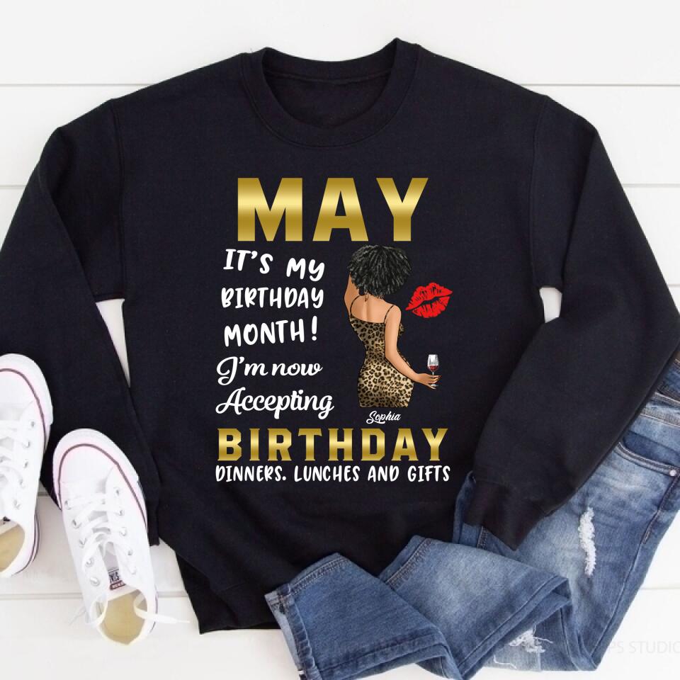 May Birthday Shirt, Custom Birthday Shirt, Queens Born In  May, May Birthday Gifts,  May Birthday Gifts