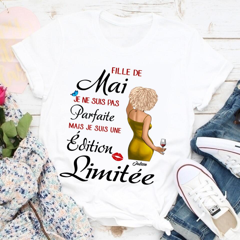Chemise D&#39;anniversaire De Mai, Chemise D&#39;anniversaire Personnalisée, Reines Nées En Mai, Cadeaux D&#39;anniversaire De Mai, Chemises De Mai Pour Les Femmes
