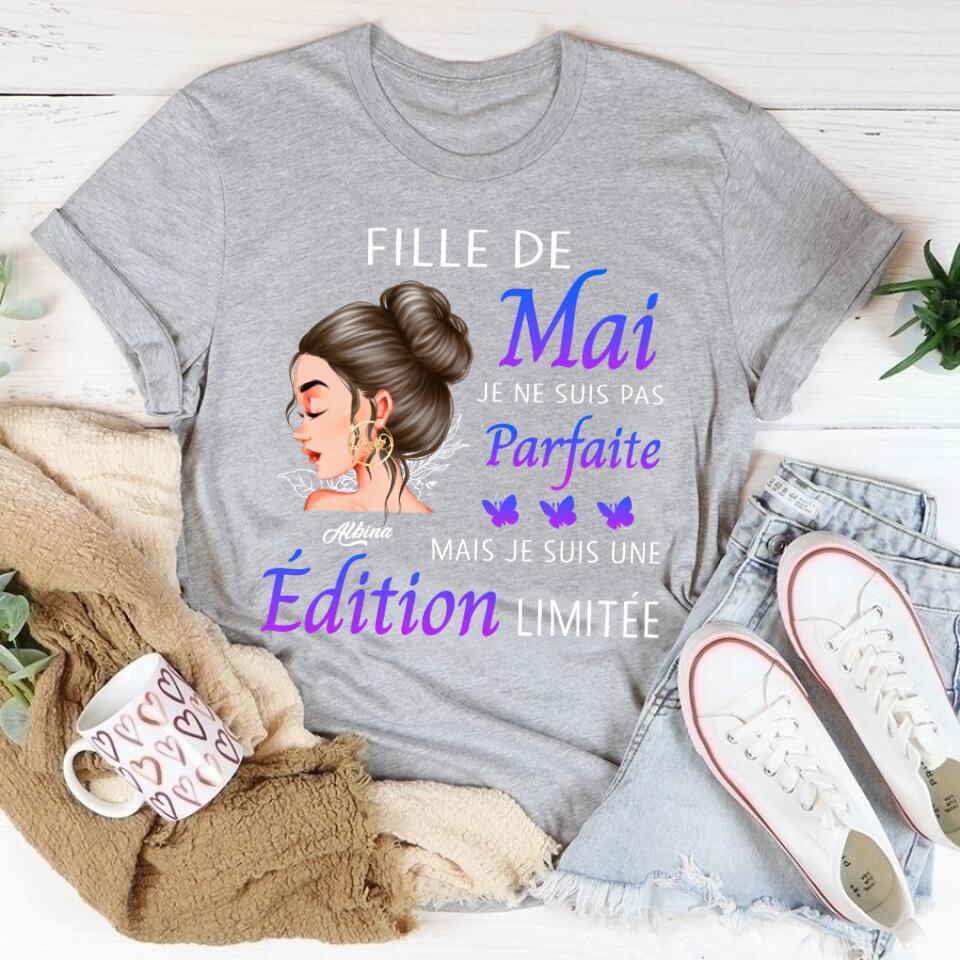 Chemise D&#39;anniversaire De Mai, Chemise D&#39;anniversaire Personnalisée, Reines Nées En Mai, Cadeaux D&#39;anniversaire De Mai, Chemises De Mai Pour Les Femmes