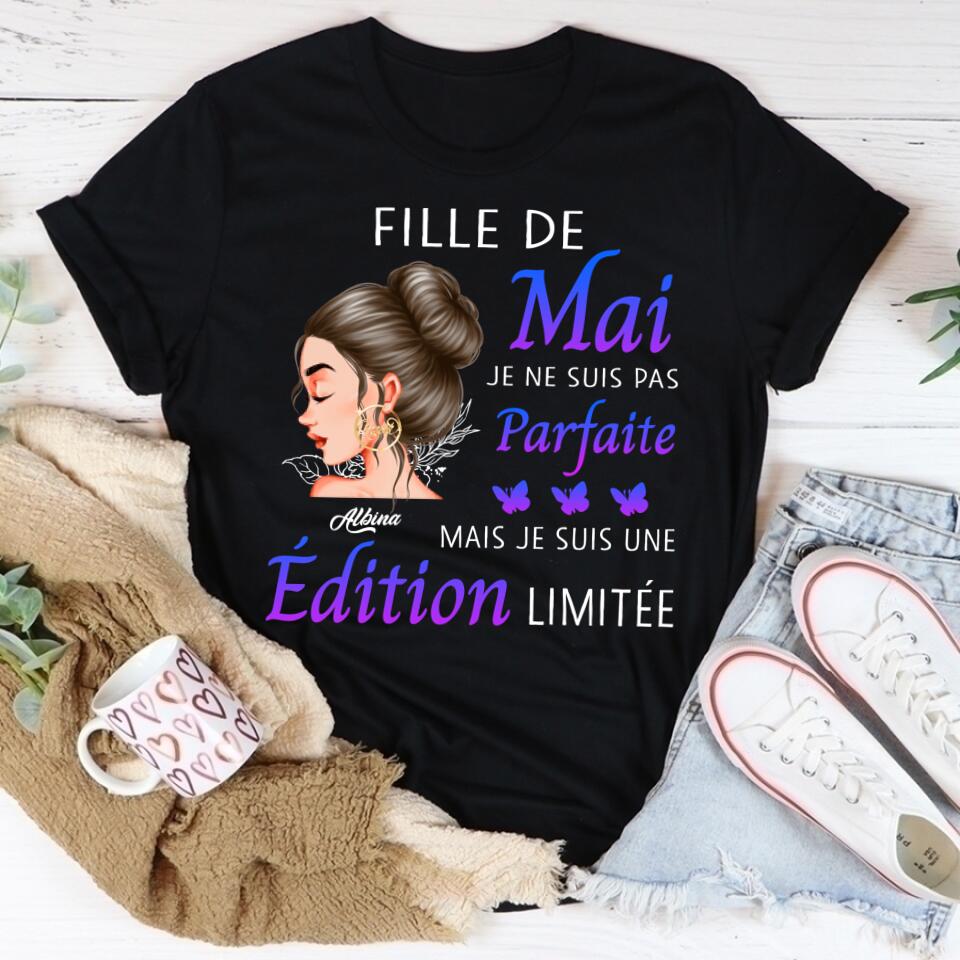 Chemise D&#39;anniversaire De Mai, Chemise D&#39;anniversaire Personnalisée, Reines Nées En Mai, Cadeaux D&#39;anniversaire De Mai, Chemises De Mai Pour Les Femmes