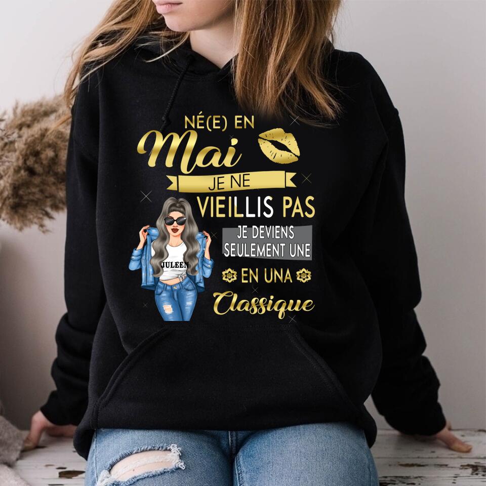 Chemise D&#39;anniversaire De Mai, Chemise D&#39;anniversaire Personnalisée, Reines Nées En Mai, Cadeaux D&#39;anniversaire De Mai, Chemises De Mai Pour Les Femmes