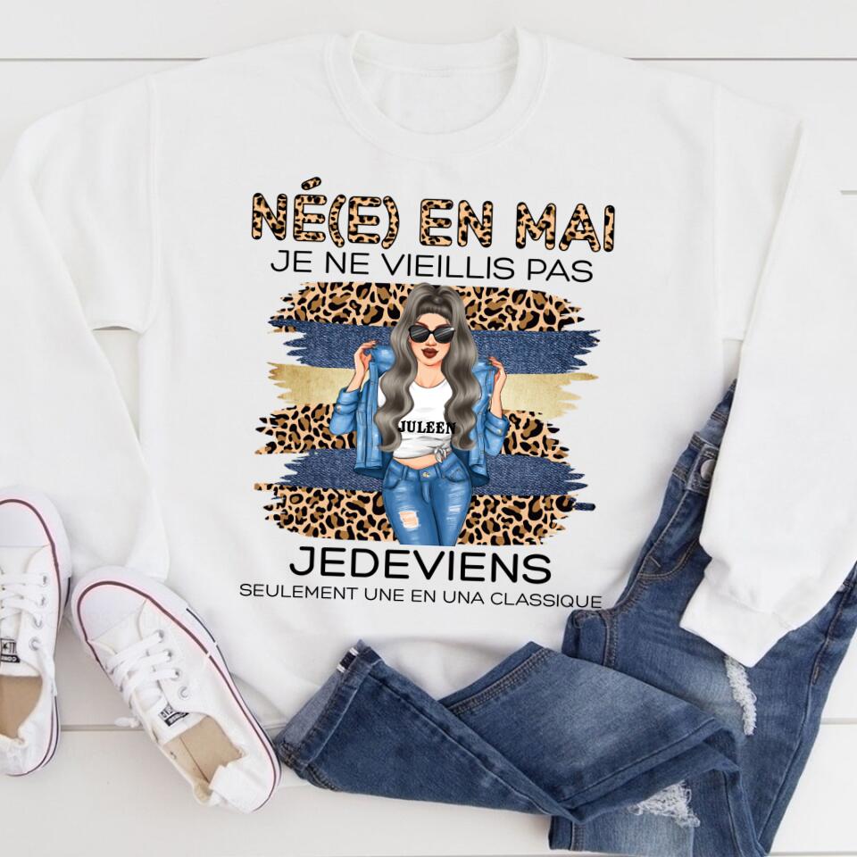 Chemise D&#39;anniversaire De Mai, Chemise D&#39;anniversaire Personnalisée, Reines Nées En Mai, Cadeaux D&#39;anniversaire De Mai, Chemises De Mai Pour Les Femmes