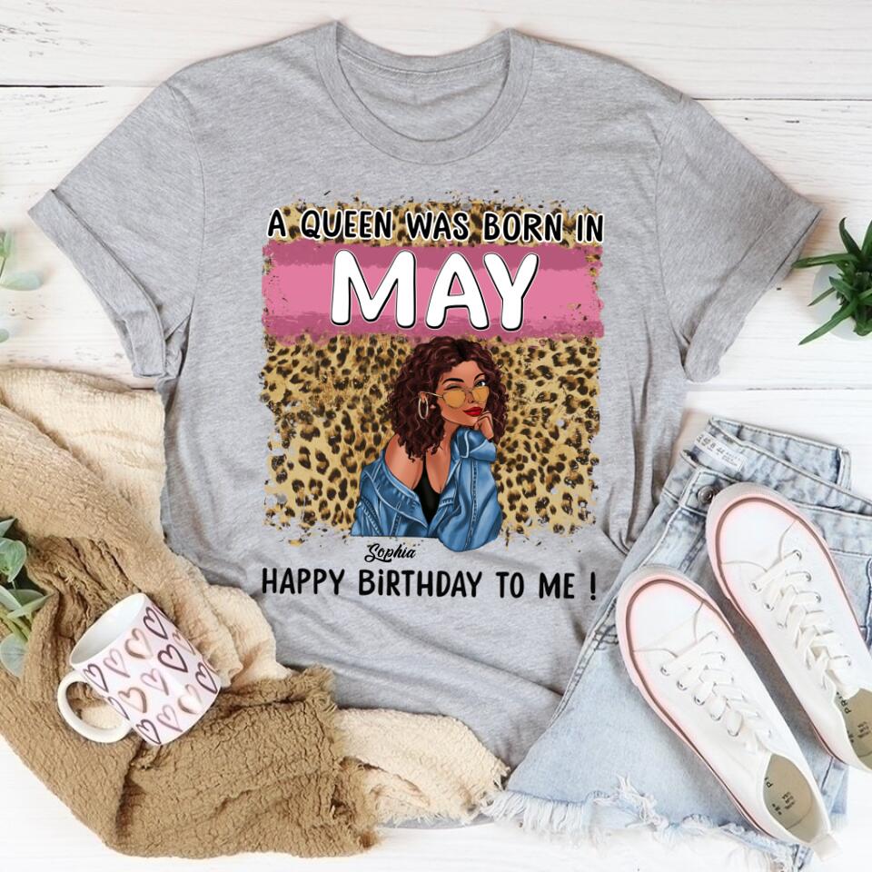 May Birthday Shirt, Custom Birthday Shirt, Queens Born In May, May Birthday Gifts, May Shirts For Woman
