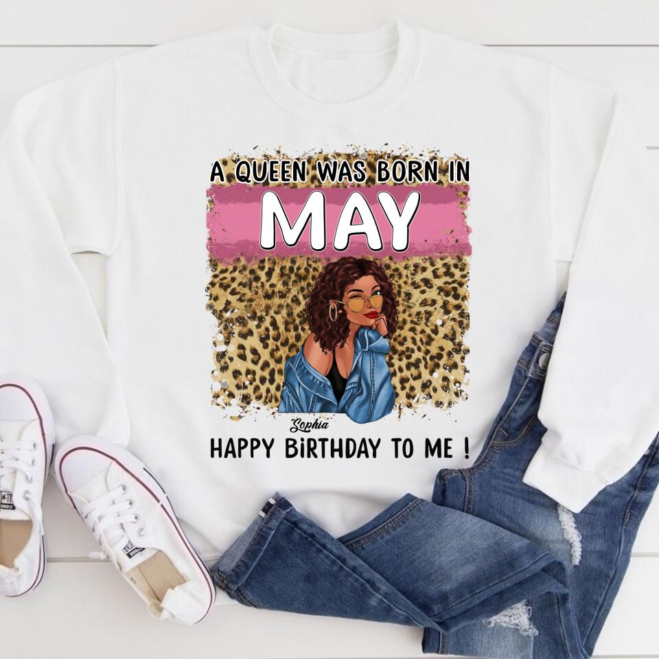May Birthday Shirt, Custom Birthday Shirt, Queens Born In May, May Birthday Gifts, May Shirts For Woman