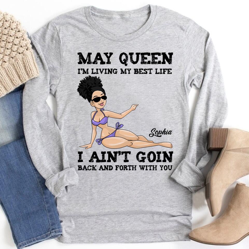 May Birthday Shirt, Custom Birthday Shirt, Queens Born In May, May Birthday Gifts, May Shirts For Woman