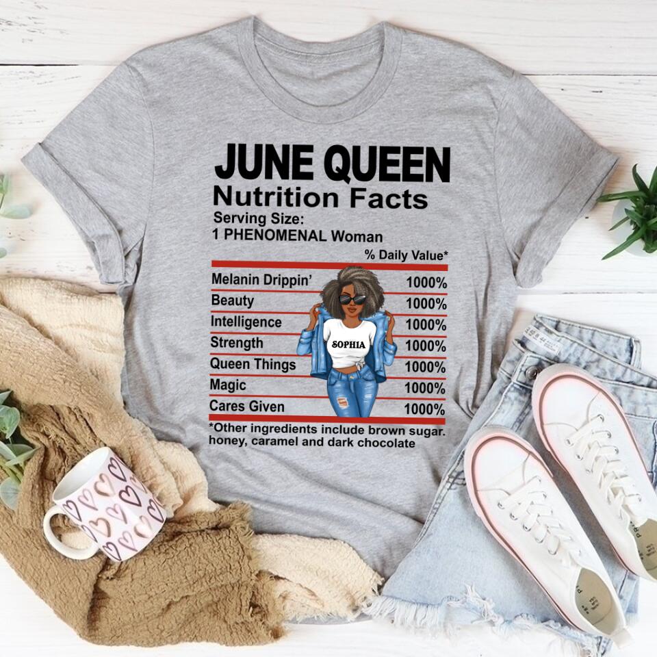 June Birthday Shirt, Custom Birthday Shirt, Queens Born In June, June Birthday Shirts For Woman, June Birthday Gifts, June Is My Birthday Month, Yep The Whole Month