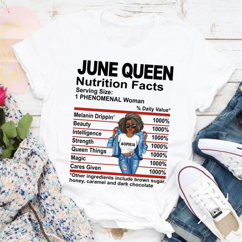 June Birthday Shirt, Custom Birthday Shirt, Queens Born In June, June Birthday Shirts For Woman, June Birthday Gifts, June Is My Birthday Month, Yep The Whole Month