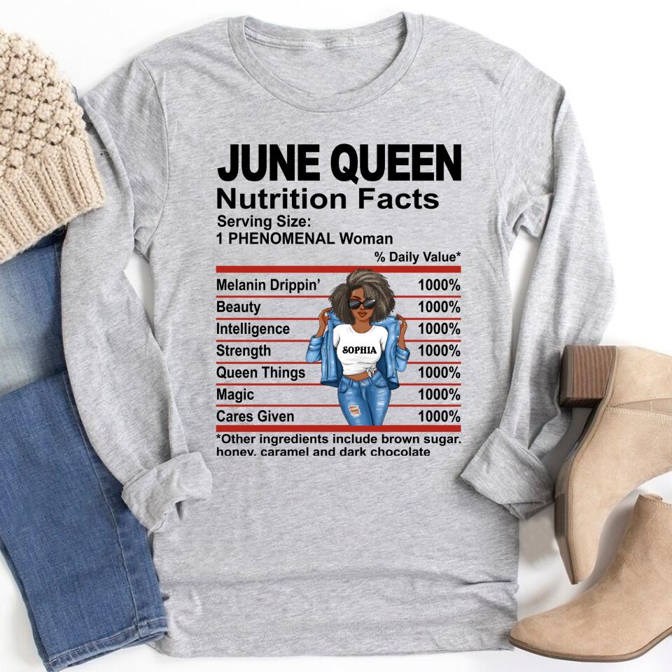 June Birthday Shirt, Custom Birthday Shirt, Queens Born In June, June Birthday Shirts For Woman, June Birthday Gifts, June Is My Birthday Month, Yep The Whole Month