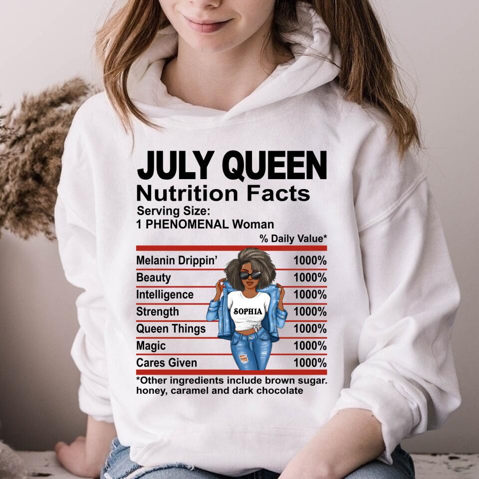July Birthday Shirt, Custom Birthday Shirt, Queens Born In July, July Birthday Shirts For Woman, July Birthday Gifts, July Is My Birthday Month, Yep The Whole Month
