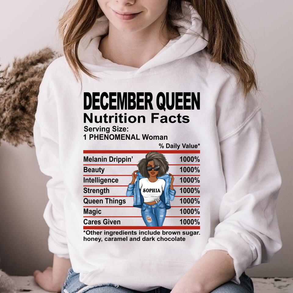 December Birthday Shirt, Custom Birthday Shirt, Queens Born In December , December  Birthday Shirts For Woman, December Birthday Gifts, December Is My Birthday Month, Yep The Whole Month