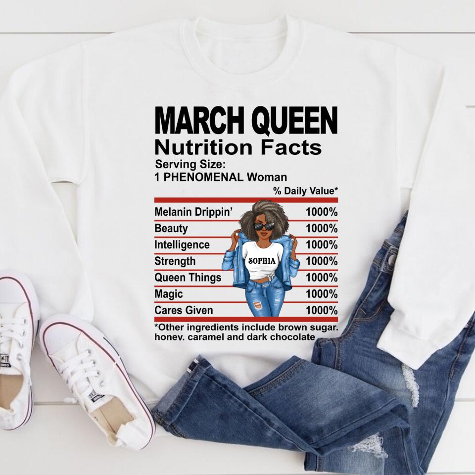 March Birthday Shirt, Custom Birthday Shirt, Queens Born In March , March Birthday Shirts For Woman, March Birthday Gifts, March Is My Birthday Month, Yep The Whole Month