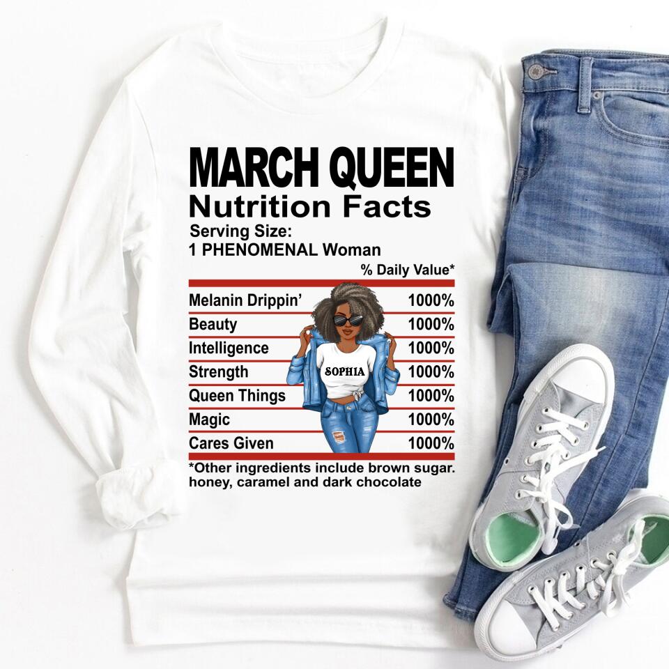 March Birthday Shirt, Custom Birthday Shirt, Queens Born In March , March Birthday Shirts For Woman, March Birthday Gifts, March Is My Birthday Month, Yep The Whole Month