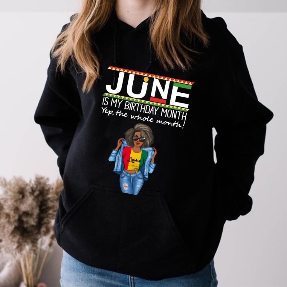 June Birthday Shirt, Custom Birthday Shirt, Queens Born In June, June Birthday Shirts For Woman, June Birthday Gifts