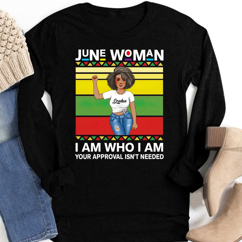 June Birthday Shirt, Custom Birthday Shirt, Queens Born In June, June Birthday Shirts For Woman, June Birthday Gifts