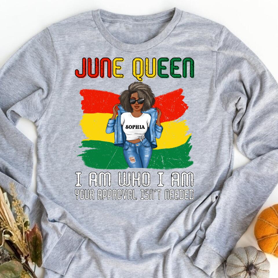 June Birthday Shirt, Custom Birthday Shirt, Queens Born In June, June Birthday Shirts For Woman, June Birthday Gifts