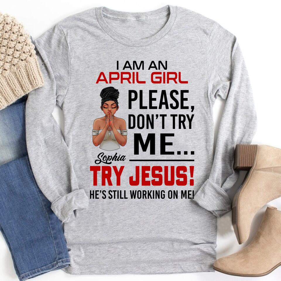 April Birthday Shirt, Custom Birthday Shirt, Queens Born In April, April Birthday Shirts For Woman, April Birthday Gifts, April Is My Birthday Month, Yep The Whole Month