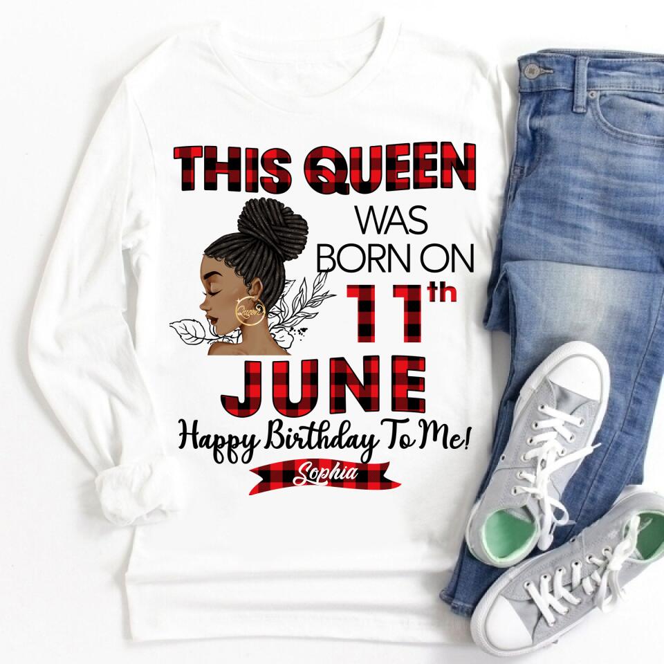 June Birthday Shirt, Custom Birthday Shirt, Queens Born In June, June Birthday Shirts For Woman, June Birthday Gifts