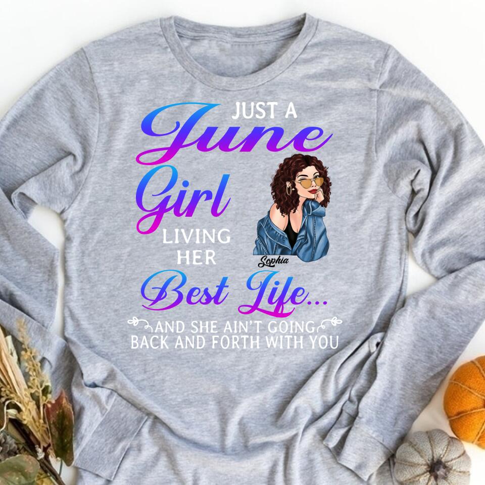 June Birthday Shirt, Custom Birthday Shirt, Queens Born In June, June Birthday Shirts For Woman, June Birthday Gifts