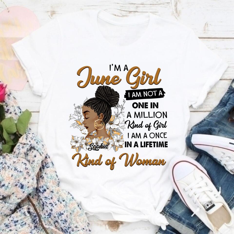June Birthday Shirt, Custom Birthday Shirt, Queens Born In June, June Birthday Shirts For Woman, June Birthday Gifts
