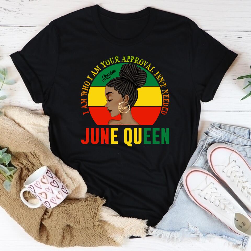 June Birthday Shirt, Custom Birthday Shirt, Queens Born In June, June Birthday Shirts For Woman, June Birthday Gifts