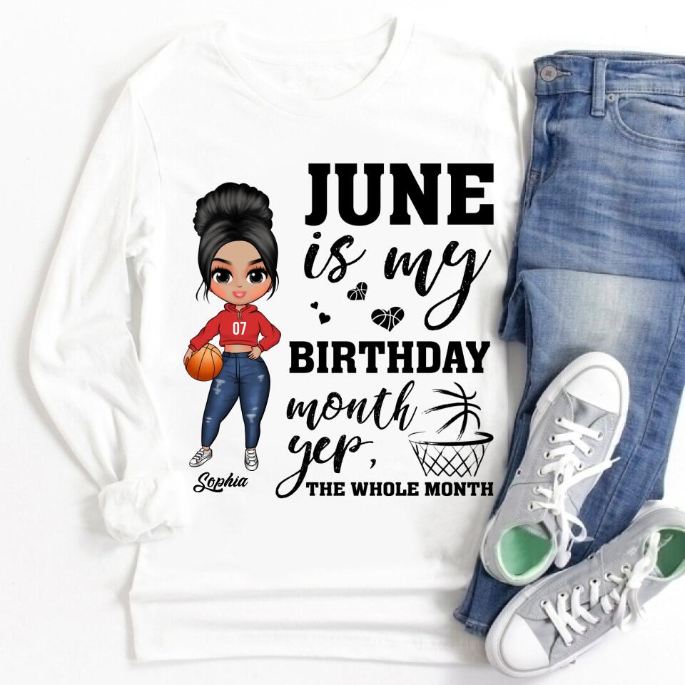 June Birthday Shirt, Custom Birthday Shirt, Queens Born In June, June Birthday Shirts For Woman, June Birthday Gifts