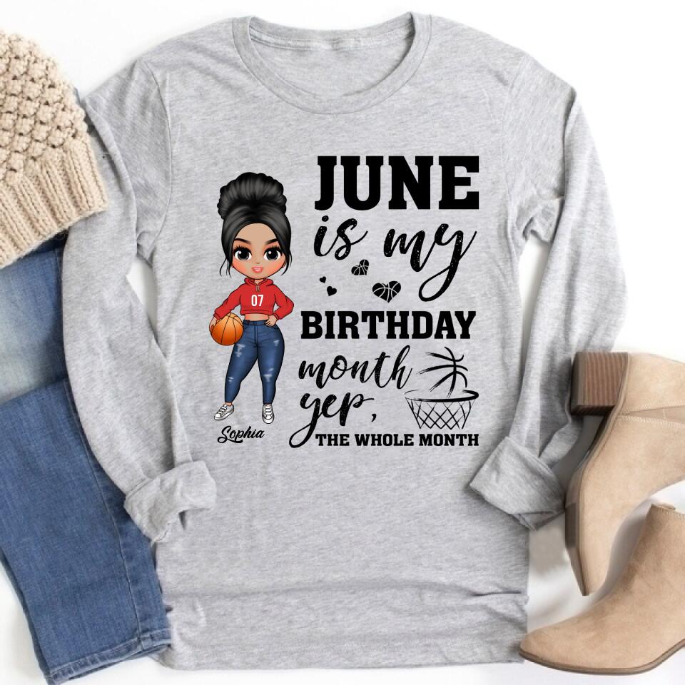 June Birthday Shirt, Custom Birthday Shirt, Queens Born In June, June Birthday Shirts For Woman, June Birthday Gifts
