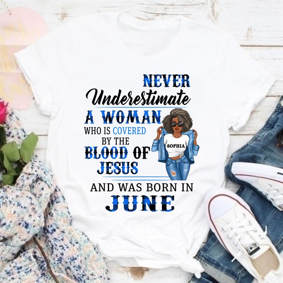 June Birthday Shirt, Custom Birthday Shirt, Queens Born In June, June Birthday Shirts For Woman, June Birthday Gifts