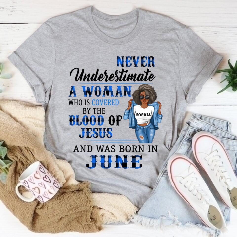 June Birthday Shirt, Custom Birthday Shirt, Queens Born In June, June Birthday Shirts For Woman, June Birthday Gifts