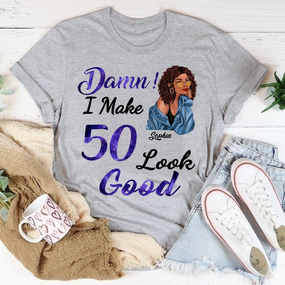 50th Birthday Shirts, Custom Birthday Shirts, Turning 50 Shirt, Gifts For Women Turning 50, 50th Birthday Shirts For Her - HCT