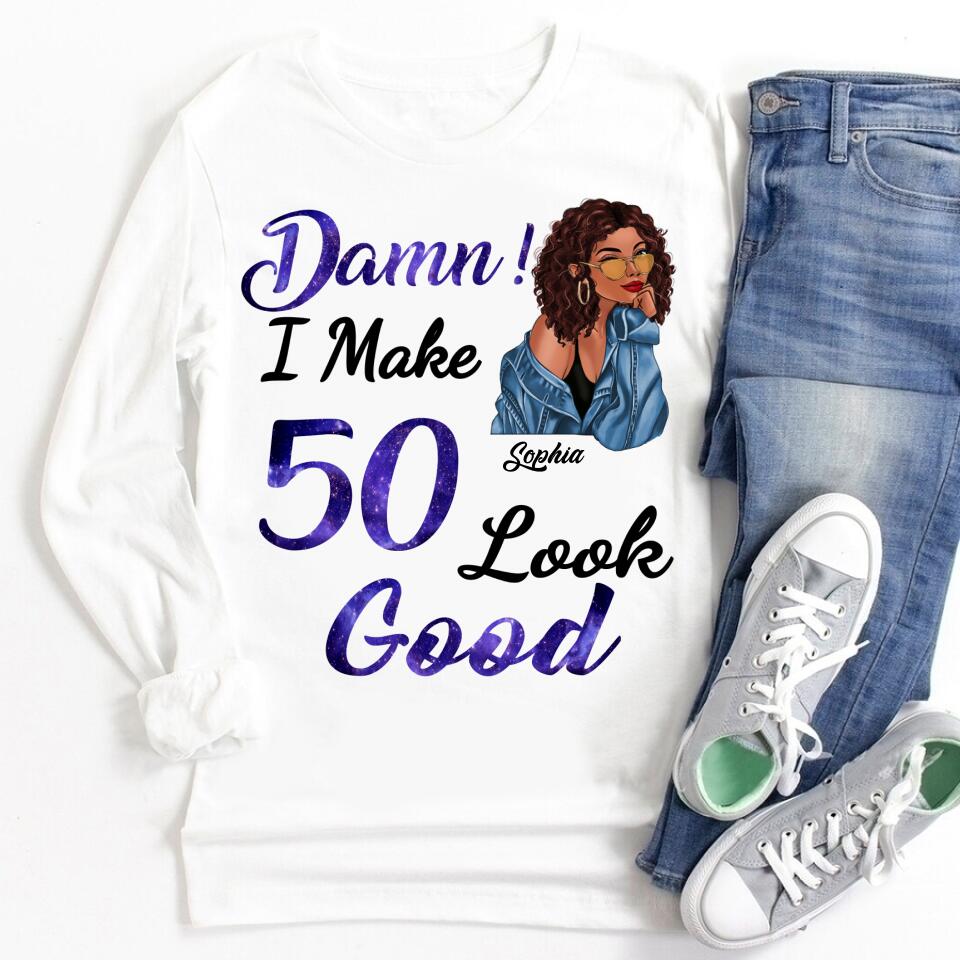 50th Birthday Shirts, Custom Birthday Shirts, Turning 50 Shirt, Gifts For Women Turning 50, 50th Birthday Shirts For Her - HCT