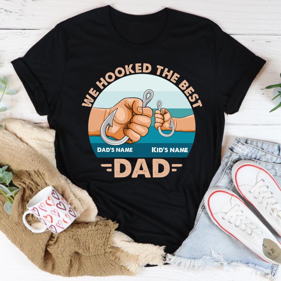 Personalized Fathers Day Shirts, Father‘s Day T Shirts, Fathers Day Fishing Shirt, Fathers Day Shirts For Dad, Happy Fathers Day Shirts, Father Day Gift
