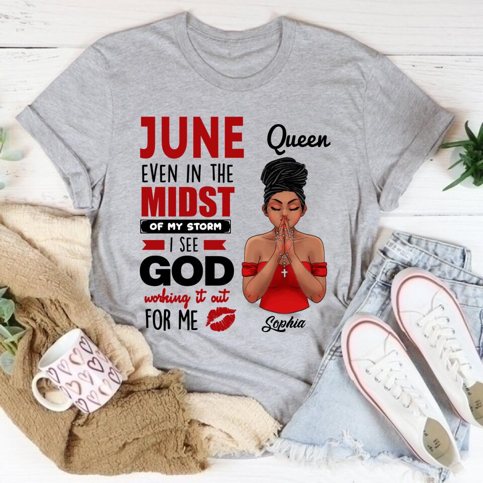 June Birthday Shirt, Custom Birthday Shirt, Queens Born In June, June Birthday Shirts For Woman, June Birthday Gifts