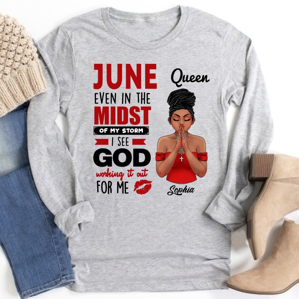 June Birthday Shirt, Custom Birthday Shirt, Queens Born In June, June Birthday Shirts For Woman, June Birthday Gifts