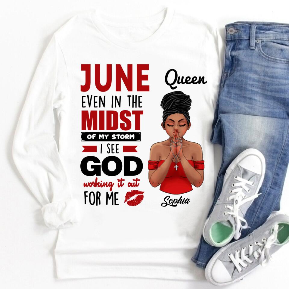 June Birthday Shirt, Custom Birthday Shirt, Queens Born In June, June Birthday Shirts For Woman, June Birthday Gifts