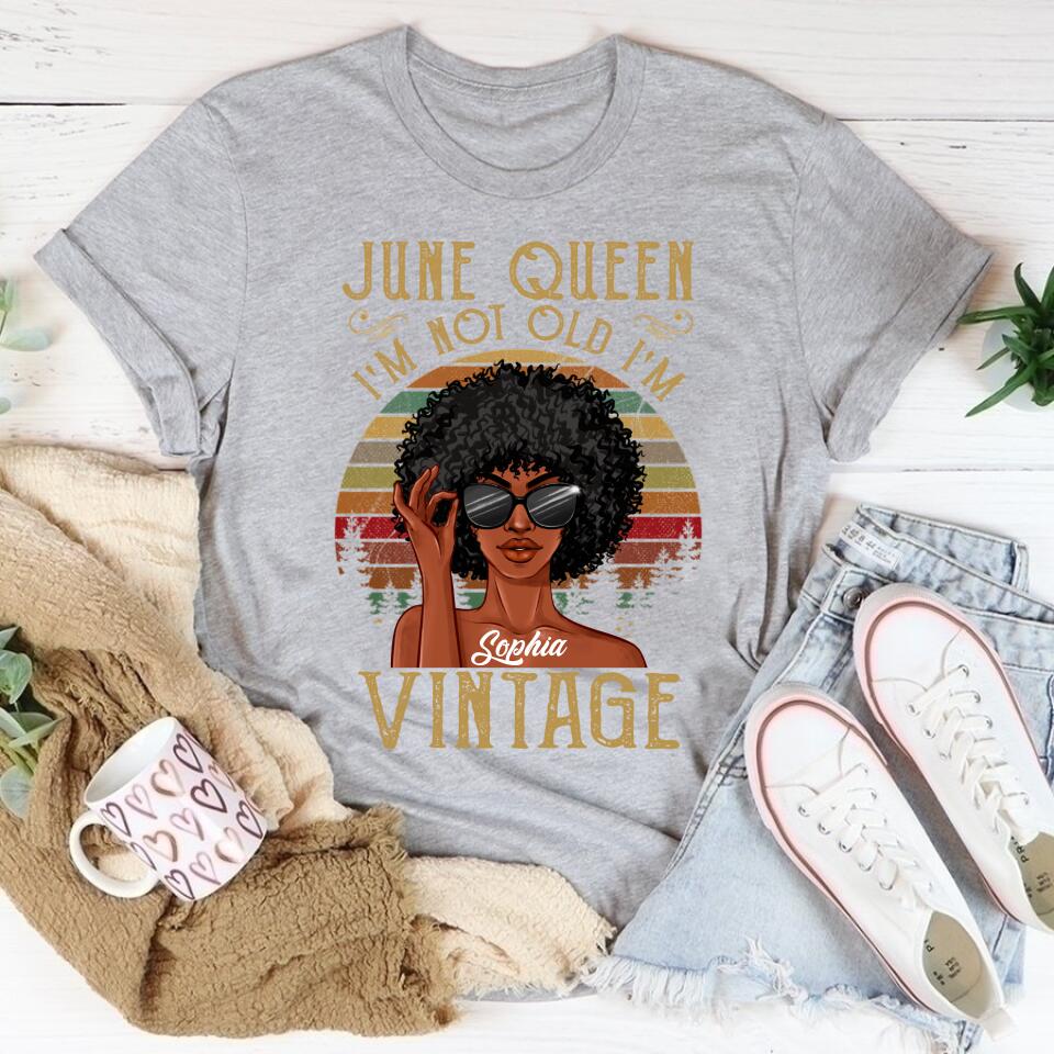 June Birthday Shirt, Custom Birthday Shirt, Queens Born In June, June Birthday Shirts For Woman, June Birthday Gifts