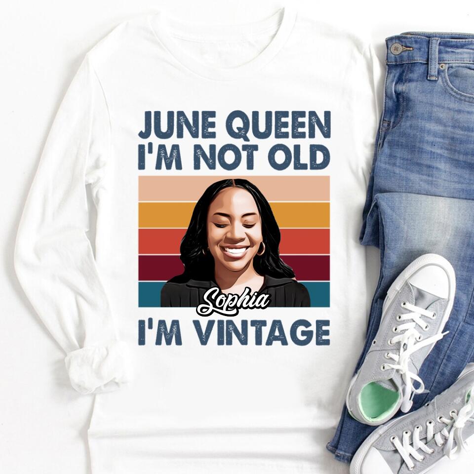June Birthday Shirt, Custom Birthday Shirt, Queens Born In June, June Birthday Shirts For Woman, June Birthday Gifts