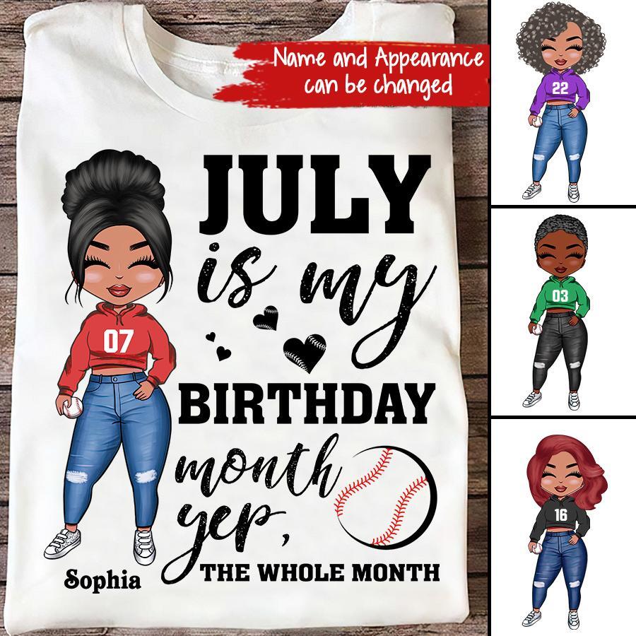 July Birthday Shirt, Custom Birthday Shirt, Queens Born In July, July Birthday Shirts For Woman, July Birthday Gifts