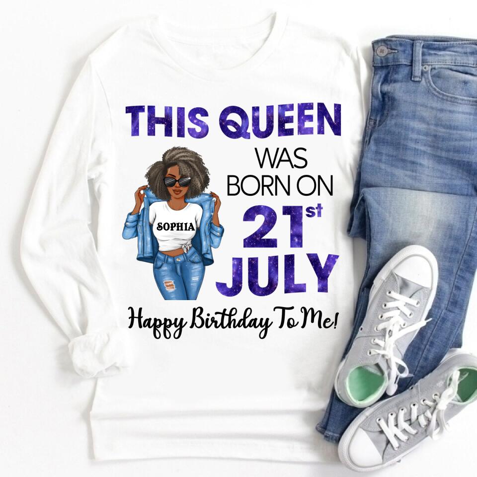 July Birthday Shirt, Custom Birthday Shirt, Queens Born In July, July Birthday Shirts For Woman, July Birthday Gifts