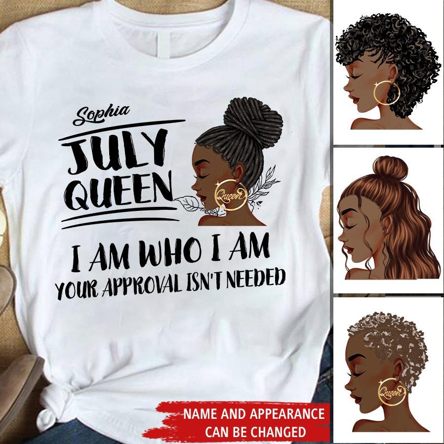 July Birthday Shirt, Custom Birthday Shirt, Queens Born In July, July Birthday Shirts For Woman, July Birthday Gifts