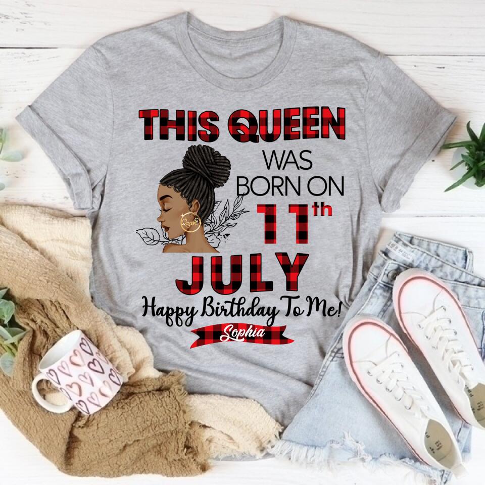 July Birthday Shirt, Custom Birthday Shirt, Queens Born In July, July Birthday Shirts For Woman, July Birthday Gifts