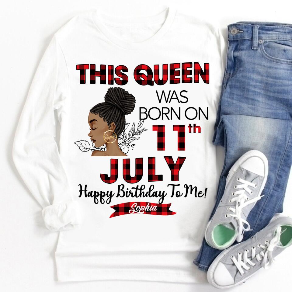 July Birthday Shirt, Custom Birthday Shirt, Queens Born In July, July Birthday Shirts For Woman, July Birthday Gifts