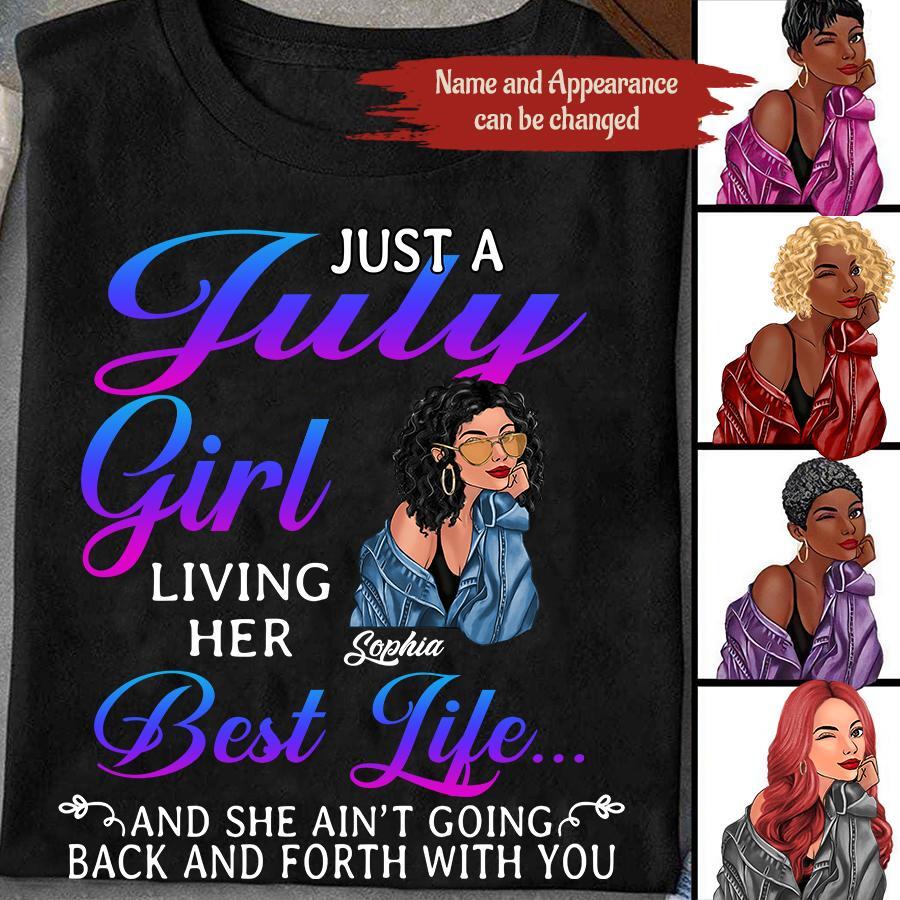 July Birthday Shirt, Custom Birthday Shirt, Queens Born In July, July Birthday Shirts For Woman, July Birthday Gifts