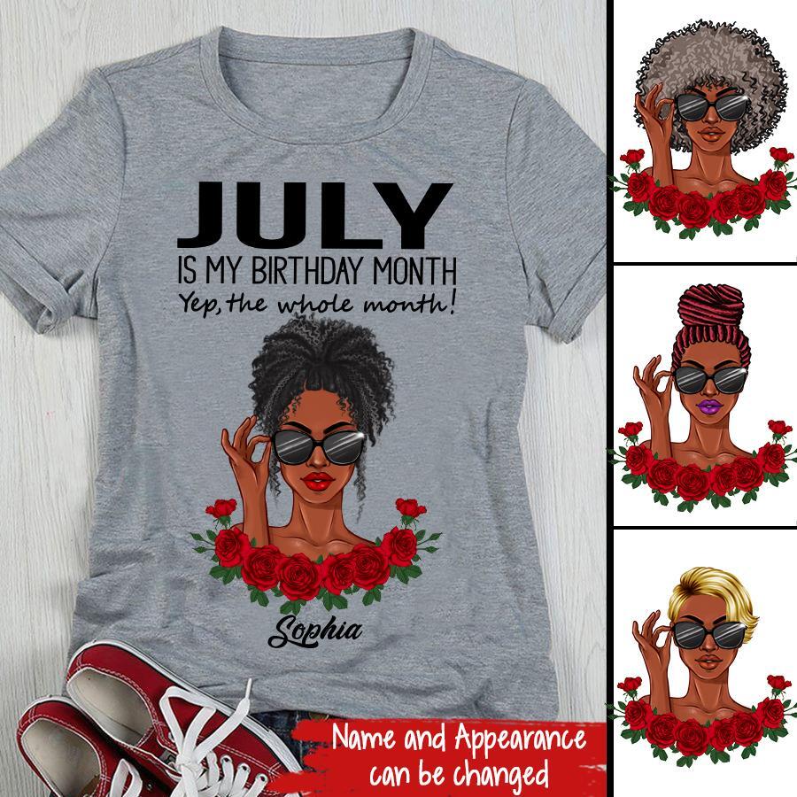 July Birthday Shirt, Custom Birthday Shirt, Queens Born In July, July Birthday Shirts For Woman, July Birthday Gifts