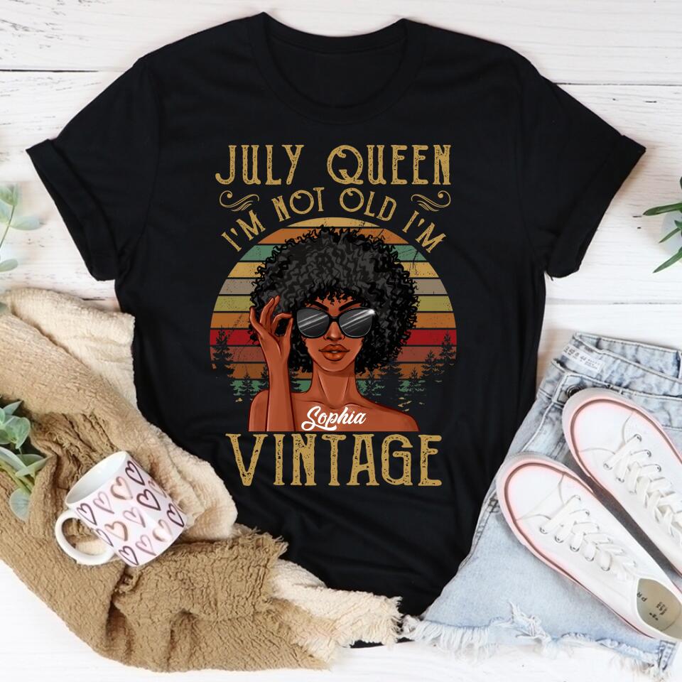 July Birthday Shirt, Custom Birthday Shirt, Queens Born In July, July Birthday Shirts For Woman, July Birthday Gifts