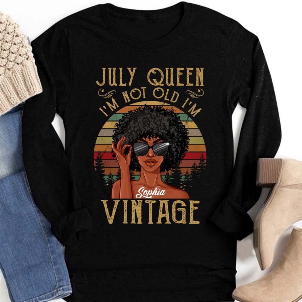 July Birthday Shirt, Custom Birthday Shirt, Queens Born In July, July Birthday Shirts For Woman, July Birthday Gifts